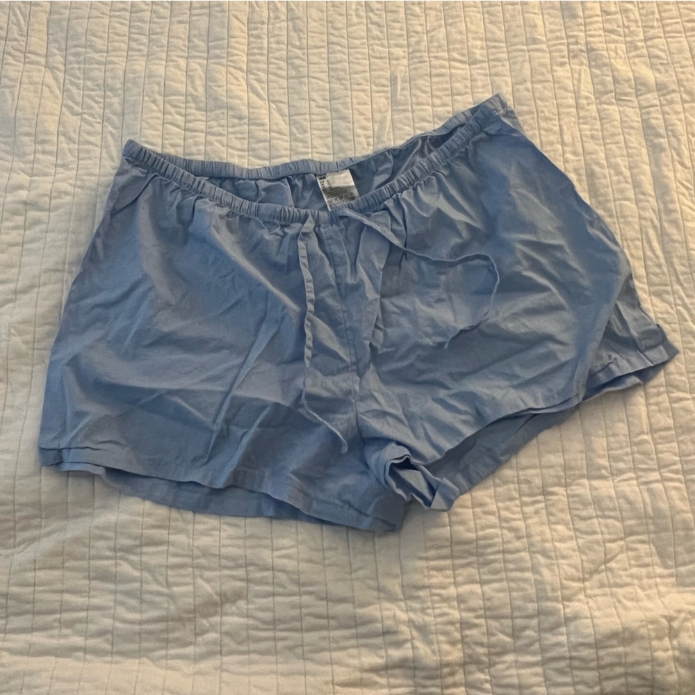 H&M XL Blue Women’s Boxer Style Shorts